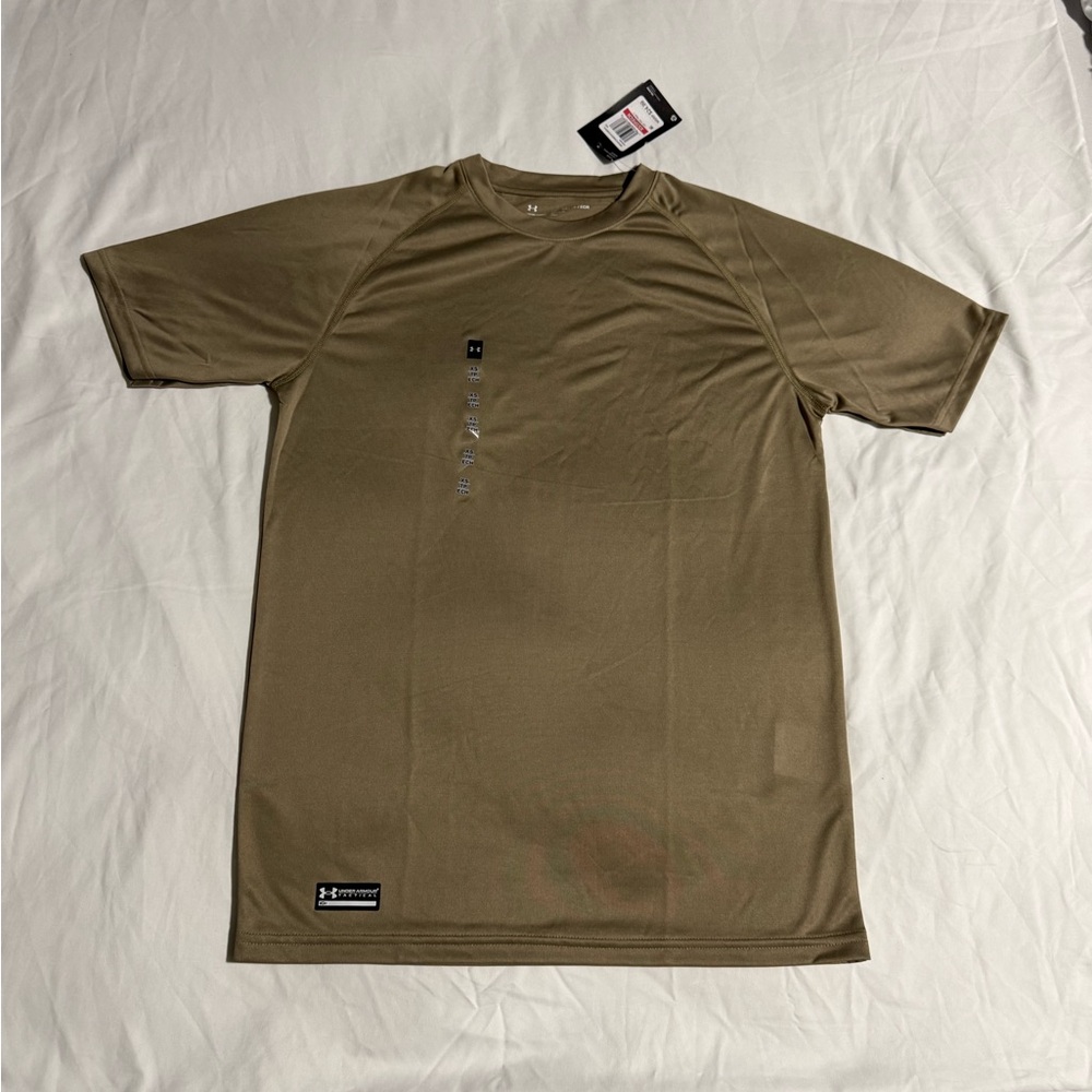 Under Armour Men's Khaki Short Sleeve Tee